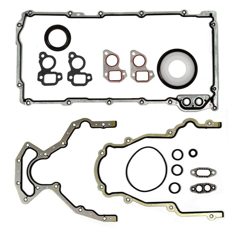 Vincos CS5975A CS9284 Lower Gasket Set Compatible with Sierra 3500 Yukon H2 Ascender 9-7x Corvette Avalanche 1500 1997-2011 5.7L 6.0L 6.2L OHV LS3 VIN H M - Image 1